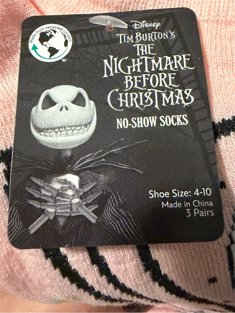 ๐ HalloweenCharacter Socks & Slippers Bundle Disney, Chucky& Jack Skellington ๐ป - Picture 5 of 6